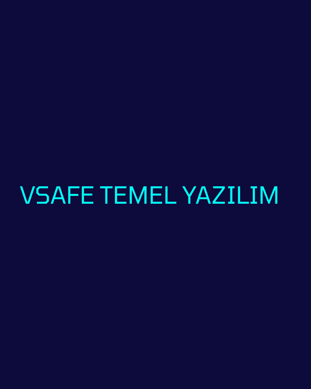 Temel Vsafe Yazılımı